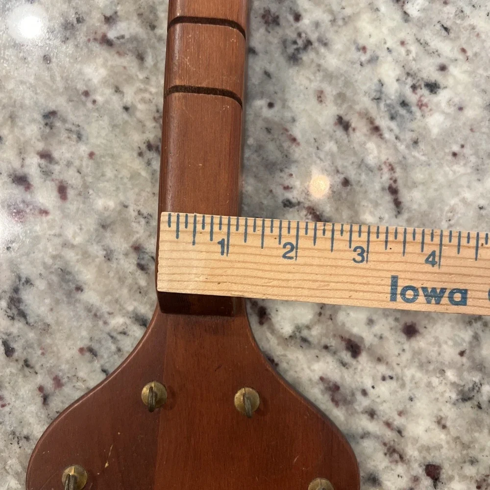 Wooden Slotted Mail Bill Letter Sorter Holder Organizer Wood Key Holder Vintage